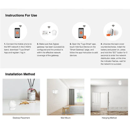 PIR Bewegungsmelder (Zigbee 3.0)