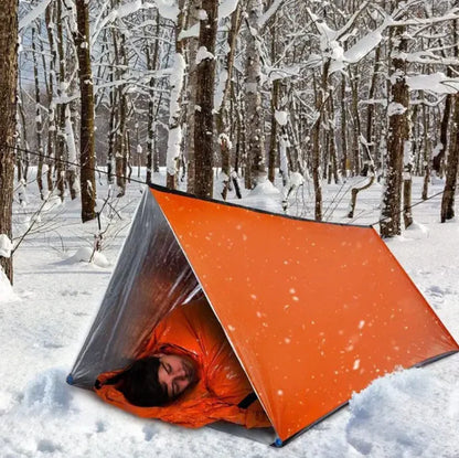 2-Personen-Survivalzelt mit Wärmeisolierung für Outdoor-Abenteuer
