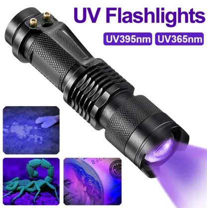UV-LED-Taschenlampe – Ultraviolette Leuchte Zur Fleckenerkennung Und Haustierurin-Detektion