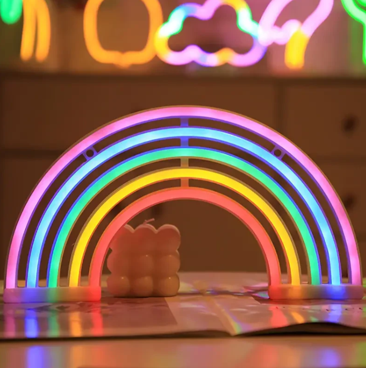 Farbenfrohe Regenbogen-Stimmungsleuchte