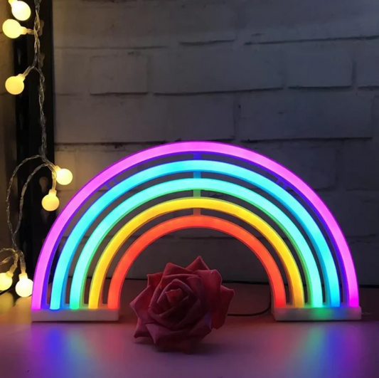 Farbenfrohe Regenbogen-Stimmungsleuchte