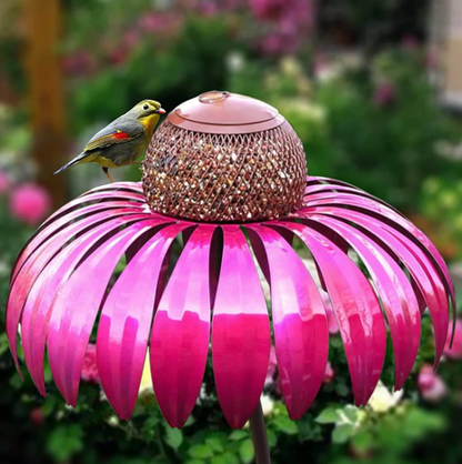 Vogelfutter Station Im Blumen- Design