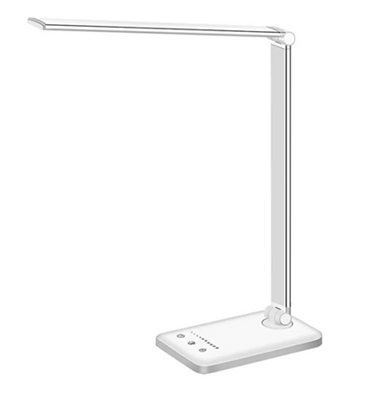 Zeitgemäße verstellbare LED-Tischlampe mit Ladefunktion