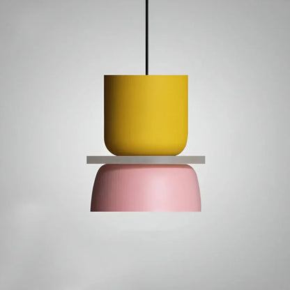 Farbenfrohe Macaron-Design LED-Pendellampe