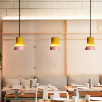 Farbenfrohe Macaron-Design LED-Pendellampe