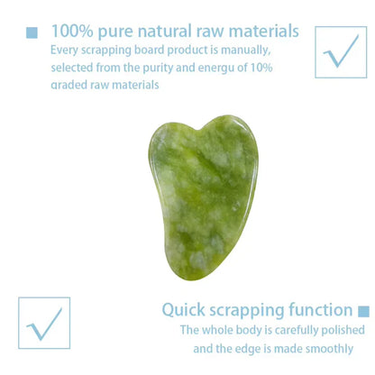 Instant Glow Gua Sha & Jade Roller Set | Für Strahlende Haut Und Natürliche Entspannung