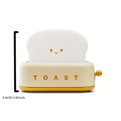 Schattige Nachttischlampe – Kawaii Toast LED-Lampe für Gemütliche Beleuchtung