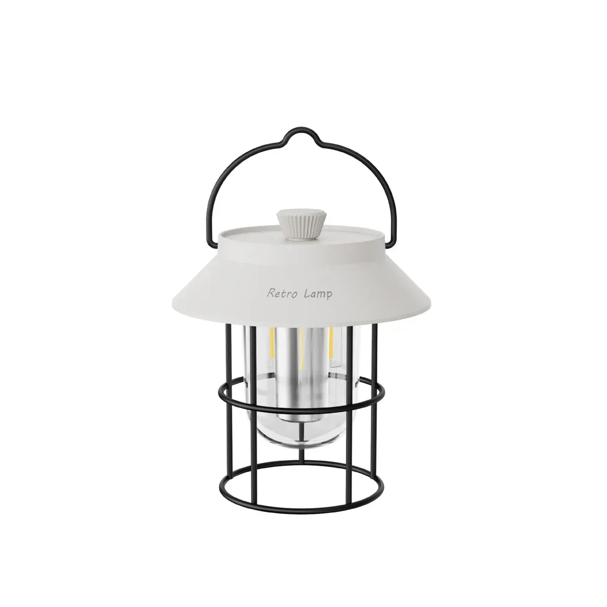 LED Camping-Laterne im Retro-Design – Tragbare Lampe für Innen und Außen