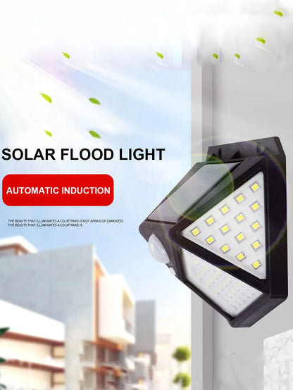 Vielseitige Solarleuchte - Wetterfeste LED Außenlampe mit Bewegungsmelder