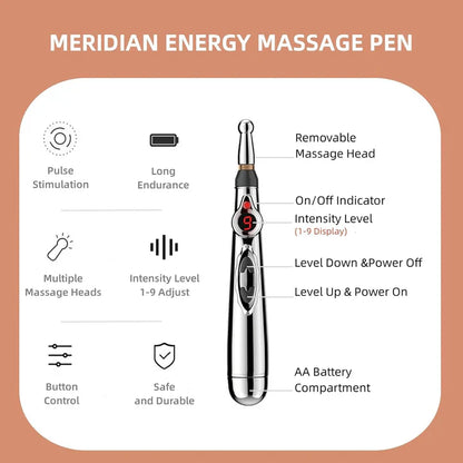 Elektronischer Akupunkturpen | Meridian-Massagegerät Zur Schmerzlinderung