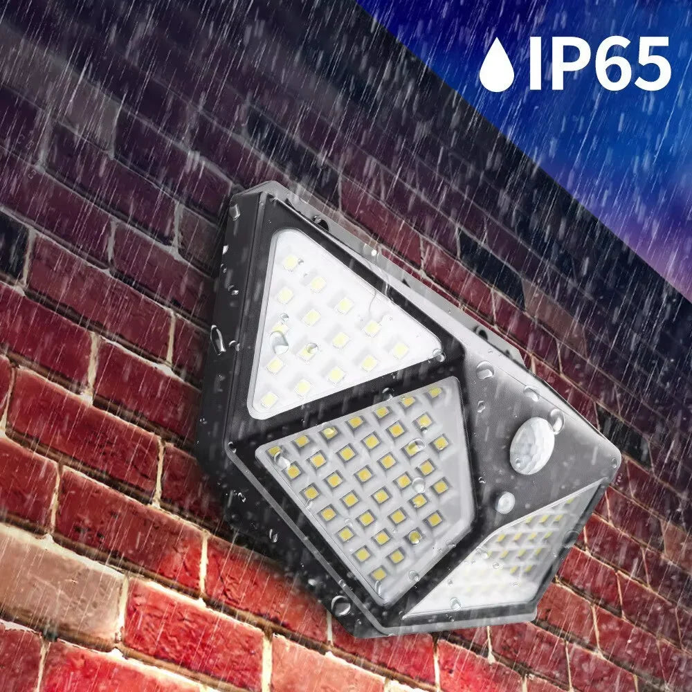 Vielseitige Solarleuchte - Wetterfeste LED Außenlampe mit Bewegungsmelder