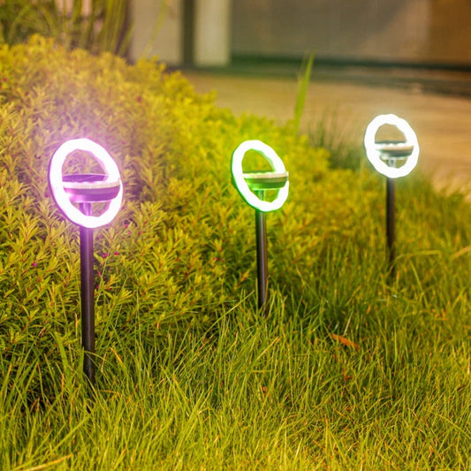 Solar Gartenleuchten Mit Farbwechsel – Led Bodenspots Für Außenbereich Und Garten