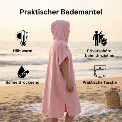 Praktischer Bademantel