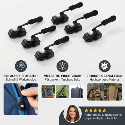 Reißverschluss Reparatur-Kit 6er Pack