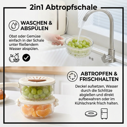 2in1 Abtropfschale
