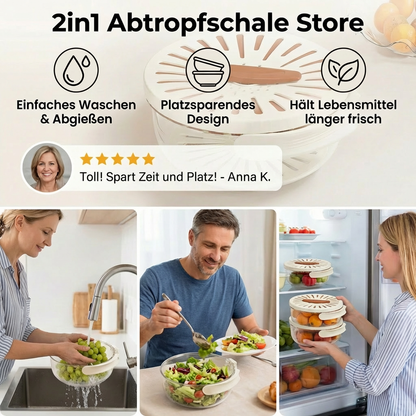 2in1 Abtropfschale