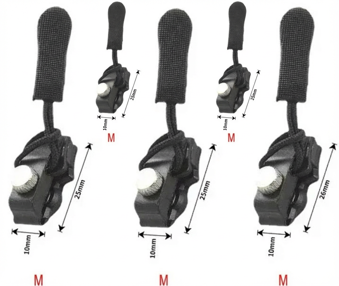 Reißverschluss Reparatur-Kit 6er Pack