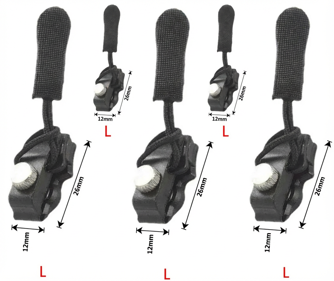 Reißverschluss Reparatur-Kit 6er Pack