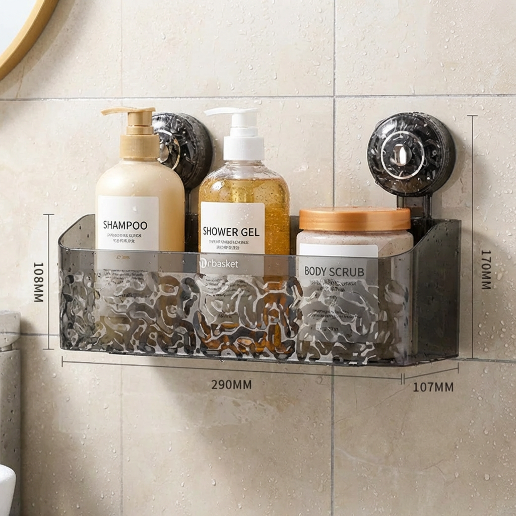 Saugnapf Badezimmer Regal